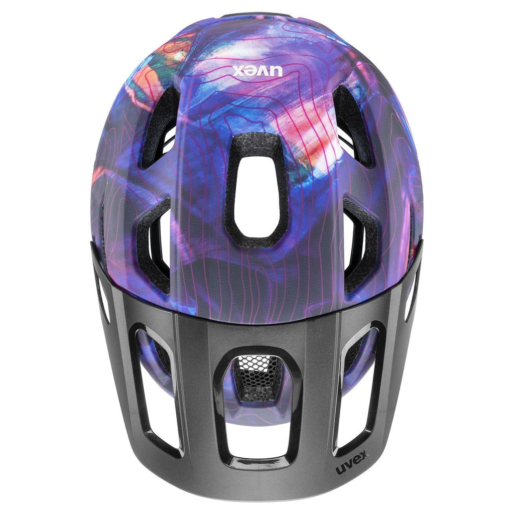 Uvex React Junior Mips helmet - Black galaxy