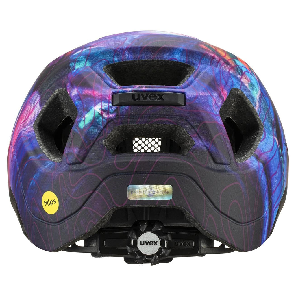 Uvex React Junior Mips helmet - Black galaxy