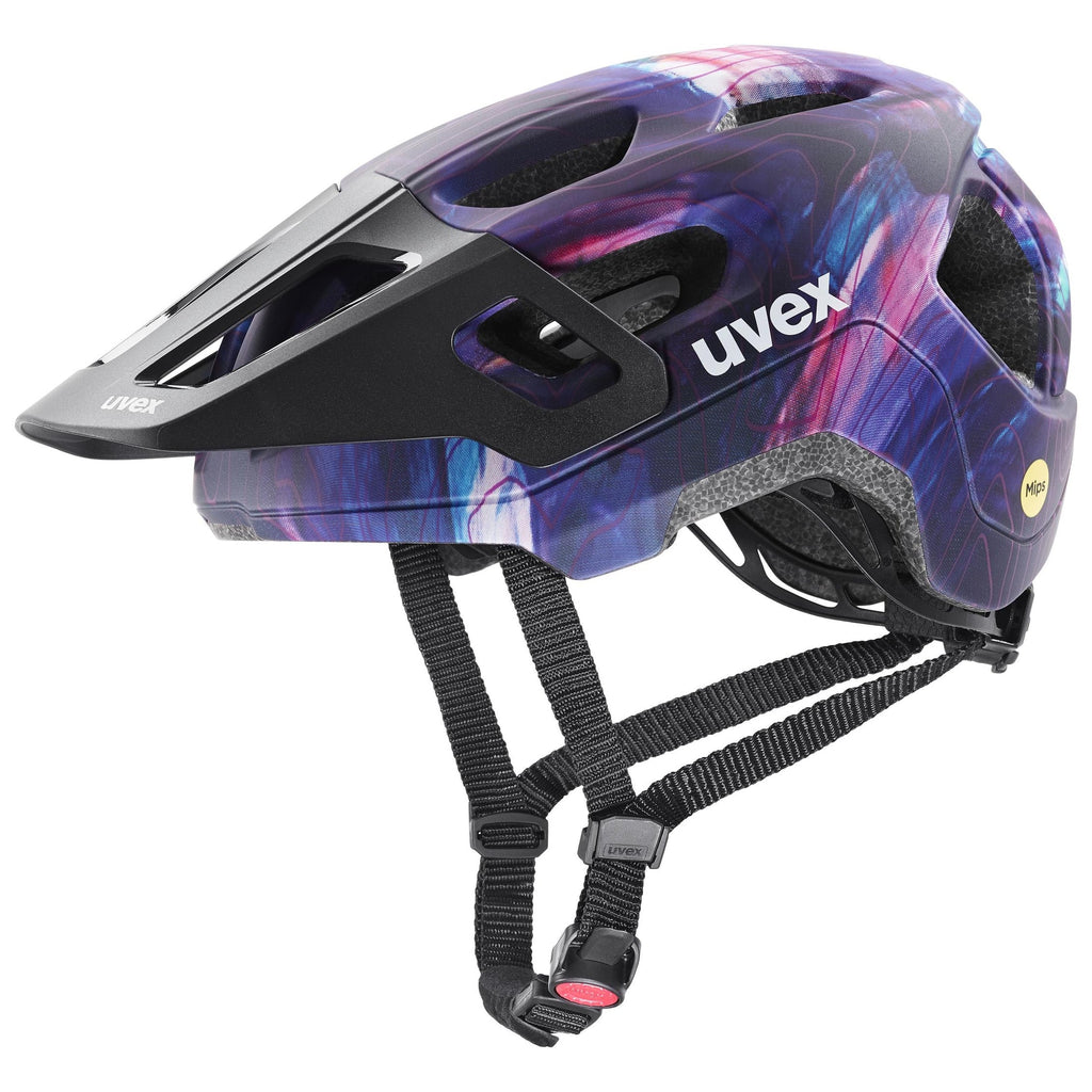 Uvex React Junior Mips helmet - Black galaxy