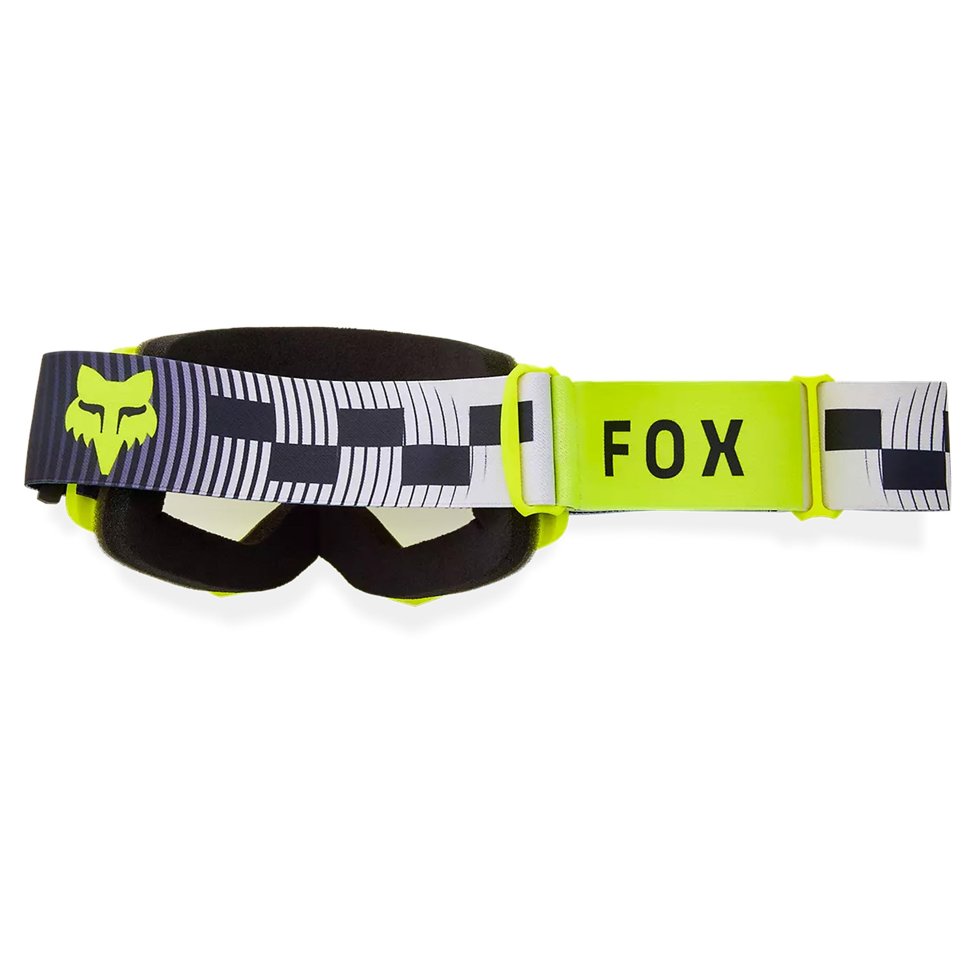 Fox Main Collect Mirrored Mask - Grey Yellow